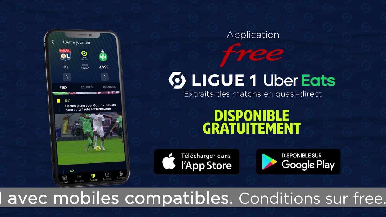 Miniature du spot Free Ligue 1 Uber Eats